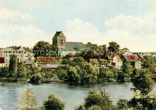 Lychen schloss stadtansicht - schloss,