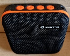 (63) - Tragbarer Bluetooth-Lautsprecher MANTA SPK01G0 – mit FM-Radio