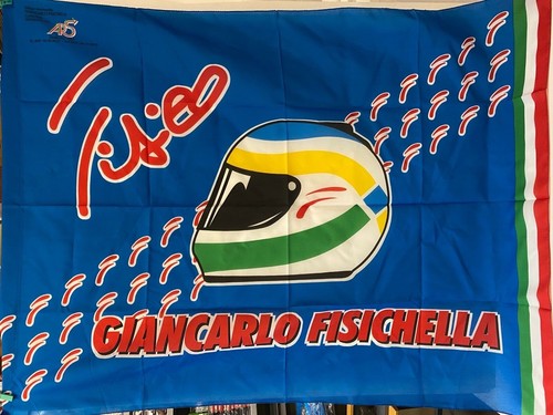 Fahne fisichella blau - fisichella,