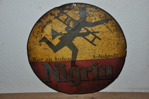 Altes blechschild 30er - blechschild,