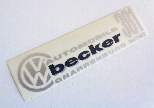 Aufkleber automobile becker - aufkleber,