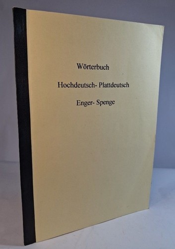 Wörterbuch hochdeutsch - wörterbuch,