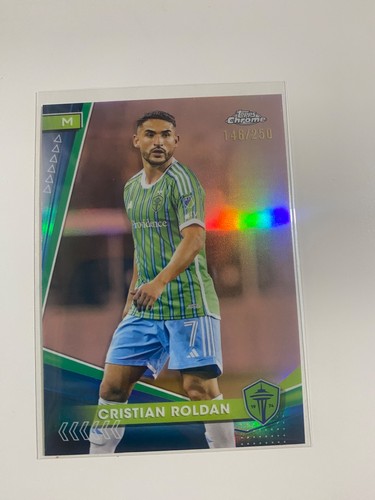 2024 topps chrome mls rose - topps,