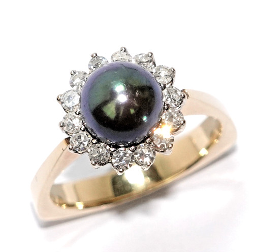 Ring gold perle tahiti - ring,