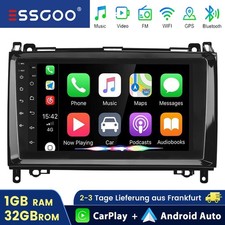 Für Mercedes-Benz A/B Klasse/Vito W169 W245 GPS NAVI RDS BT Autoradio Android 15
