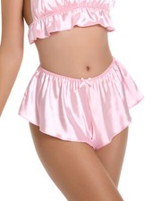 Satini Damen Satin geriffelte