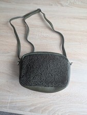 Damen Leder Tasche Pelztasche Schultertasche Crossover Fell Plüsch Teddy Bodybag