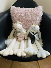 ❤️ Lisbeth Dahl Deko Frösche Froschfamilie mit Baby Königsfrosch ❤️