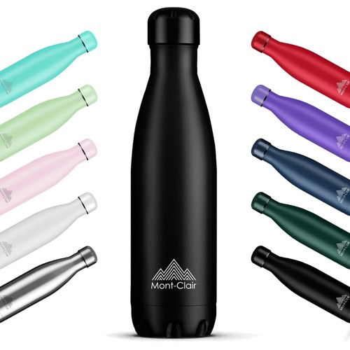 Edelstahl wasserflasche - edelstahl,