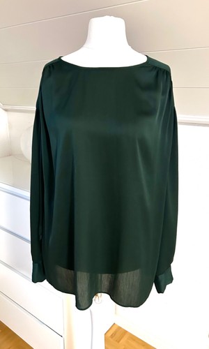 Bluse shirt dunkelgrün - bluse,