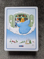 Bahlsen Blechdose mit Märchenmotiv Frau Holle Wintermotiv