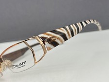 Dilem Brille Damen gold tiger