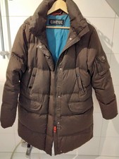 Damen Daunen Steppmantel Braun