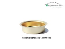 Teelicht Blecheinsatz 12 oder