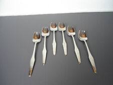 6 x Austern Gabel BMF Edelstahl Austerngabeln