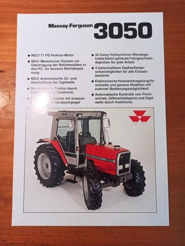 Prospekt massey ferguson - ferguson, 3050