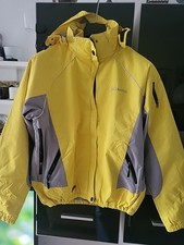 Columbia Hooded Zwei Jacken in einer Steppjacke - Gelb M, mit abnehmbarer Kapuze