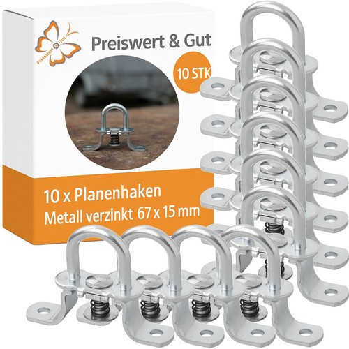 10x planenhaken anhänger - 10x,