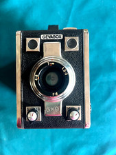 Gevabox 6 x 9 Rollfilmkamera mit Tasche