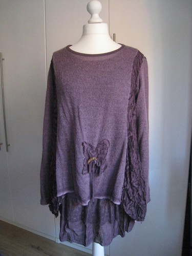 Italy lagenlook strickjacke - italy,