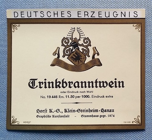 Altes liköretikett - altes,