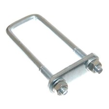 2x U-Bügel M10 & Gegenplatte