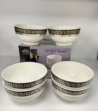 6er Set Müslischale porzellan,suppen schale,müsli Schüssel Snack Schalen