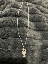 Eulenkette Halskette, echt 925