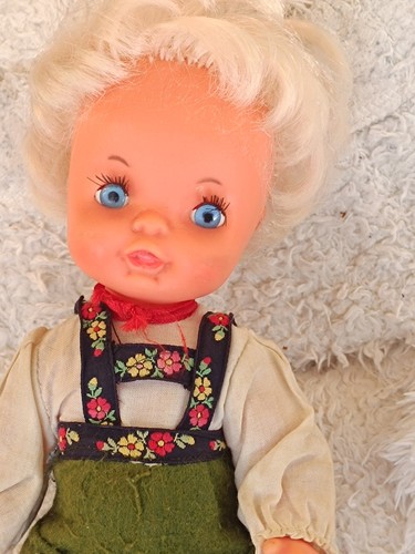 Alte vintage heidi puppe mit - vintage,