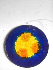 Fensterbild blau gelb 13 cm