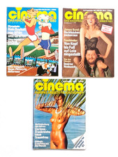 3x CINEMA Magazin 1980–1983 Filmzeitschrift Hefte 23,40, 69 James Bond Star Wars