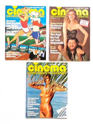 Cinema magazin 1980 1983 - 3x,