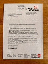 WECO Feuerwerk 1986 Klasse 1