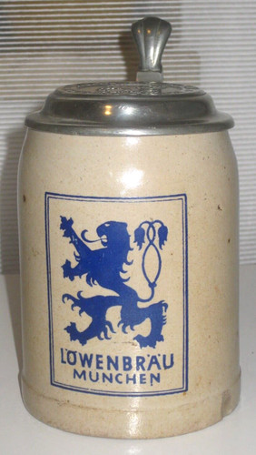 Bierkrug löwenbräu - 0,5, l.,