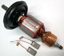Motor Anker Rotor Läufer + Kohle f Bosch GBH 5-40 DE,GBH 5-40 DCE,GSH5E,GSH 5 CE