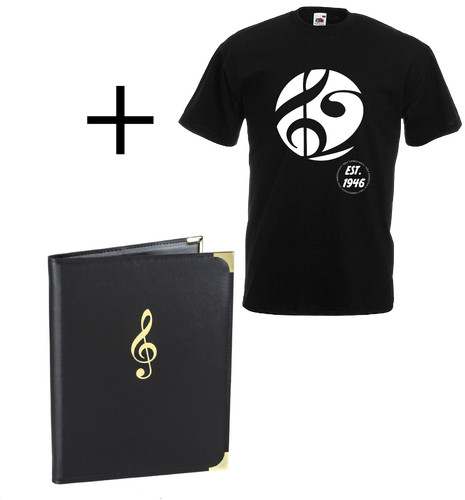 Chormappe notenmappe t shirt - notenmappe, +