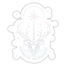 Harry Potter Hirsch Expecto Patronum Aufkleber Sticker, max. 10 x 10 cm
