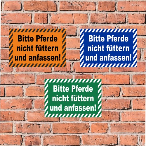 Schild pferde nicht - schild,