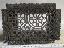 2 historische antike Lüftungsgitter Mauerwerk Baustoffe Bauelemente alt Zuluft