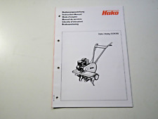 Bedienungsanleitung Hako Hobby S (3638) Original Hako Hausdruckerei