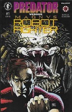 Predator versus Magnus Robot Fighter No.1 / 1992 Jim Shooter & Lee Weeks
