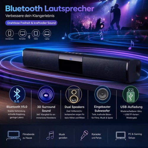 Soundbar lautsprecher mit - lautsprecher,