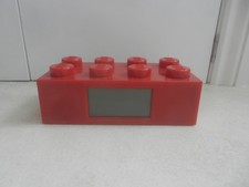 Lego Stein rot Wecker