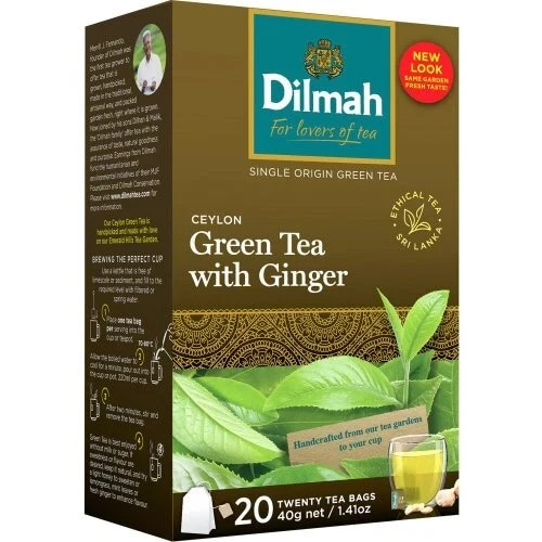 Dilmah grüntee mit ingwer - mit,