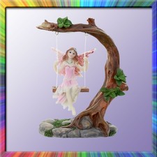 Blumen Fee auf  Schaukel aus