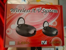 Wireless AV Audio Video System 5,8 GHz, kabellose Übertragung Bild + Ton OVP