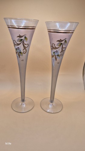 2er set vintage sektgläser - set, /