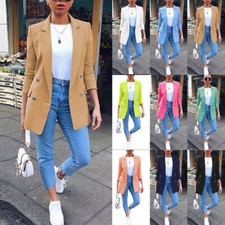 Frauen Langarm Casual Blazer