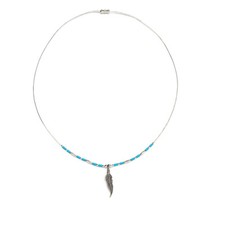 Liquidsilber Halskette mit