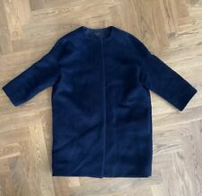 COS Damen Mantel Eyeshape Navy Blau Größe XS